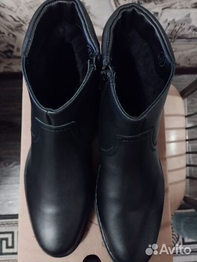 Ботинки мужские зимние 42 размер натуральная кожа
