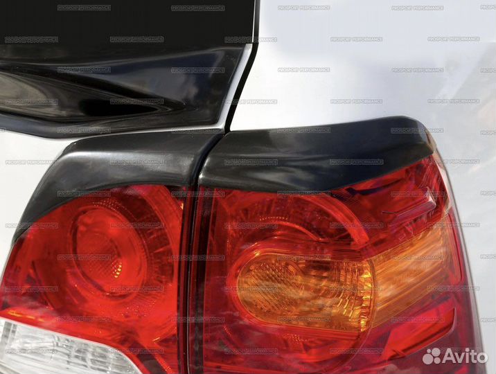 Реснички на фары и фонари tlc200 2012