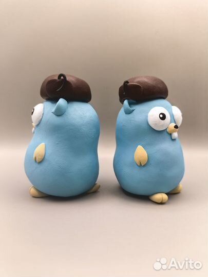 Фигурка Гофера в шапке ушанке