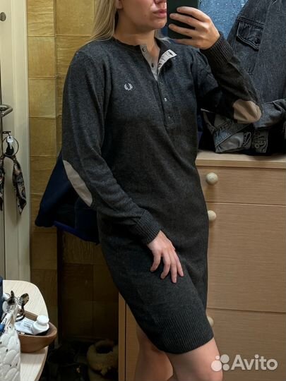Платье Fred Perry с шерстью и кашемиром, XS/S