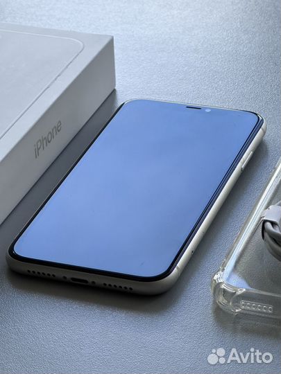 iPhone 11 128гб (без ремонт,акб-85,комплект, sim)