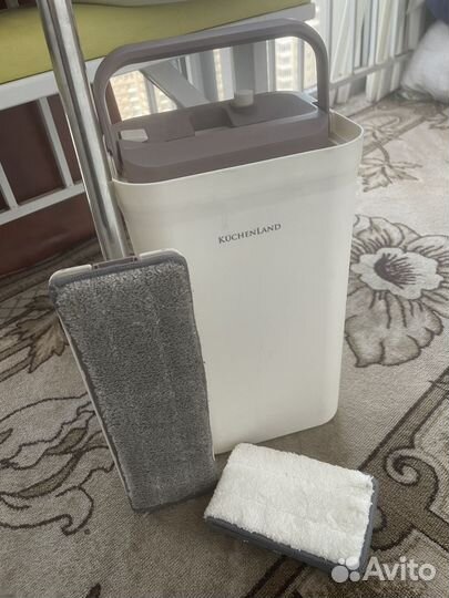 Швабра с ведром и отжимом KuchenLand