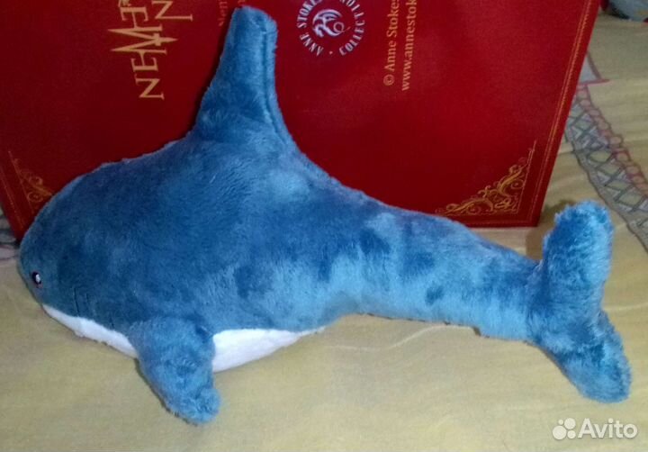 Новая плюшевая игрушка акула