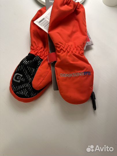 Варежки didriksons новые 0/2 демисезонные