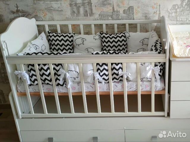 Бортики в детскую кроватку