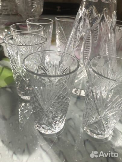 Графин хрустальный с рюмками