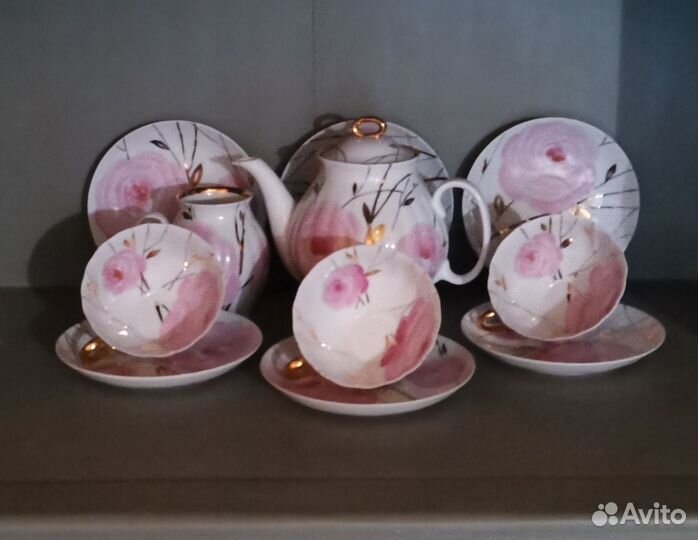 Сервиз чайный дулево Весенний