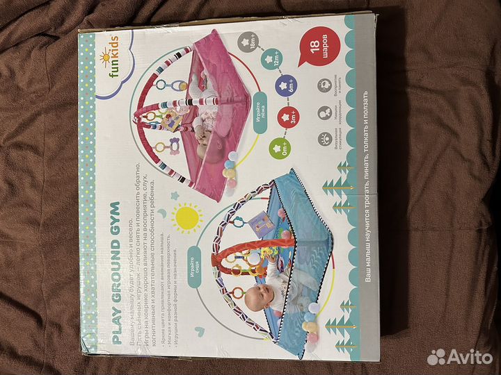 Развивающий коврик play ground GYM