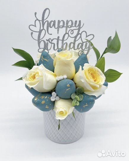 Клубника в шоколаде букет