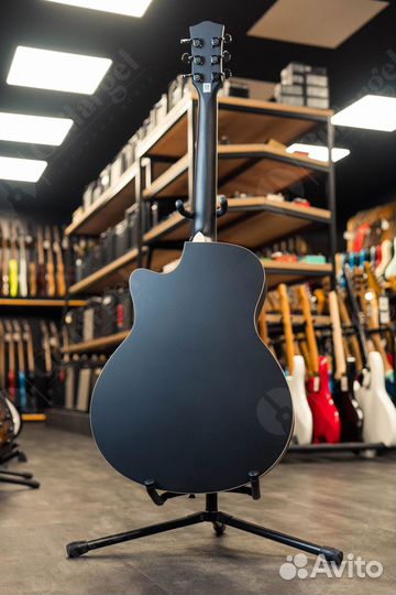 Акустическая гитара Kepma A1C Black Matt