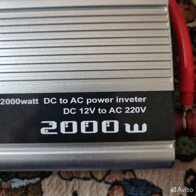 Инвертор 12v 220v 2000w