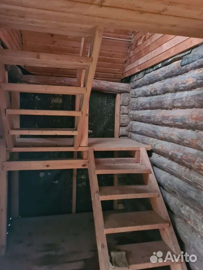 Сруб дома на разбор