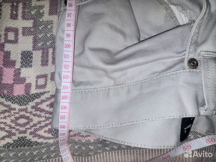 Джинсы мужские белые размер 34х32