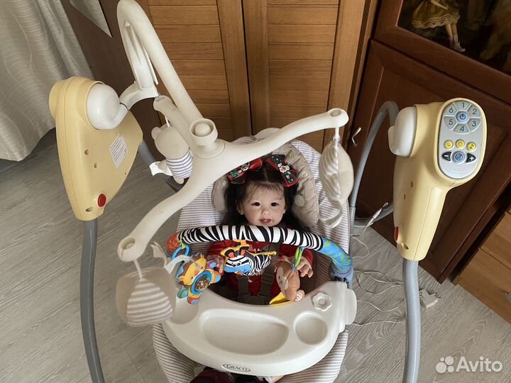 Детская электро качель