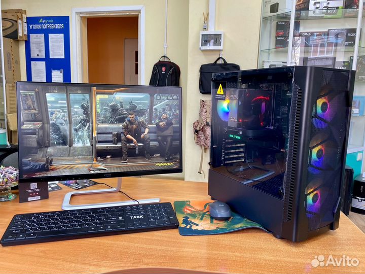 Мощный игровой пк core i5-10400f + RTX3060 12gb
