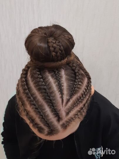 Косы, брейды, брейды в афрохвост