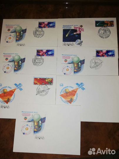 Конверт первого дня 1984-1986года