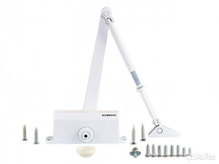 Доводчик Elementis 602 EN2, белый