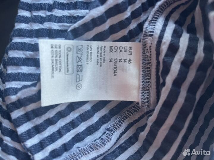 Блузка H&M 50-52 р. хлопок, без следов носки