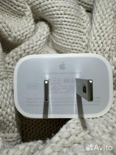 Адаптер apple 20w