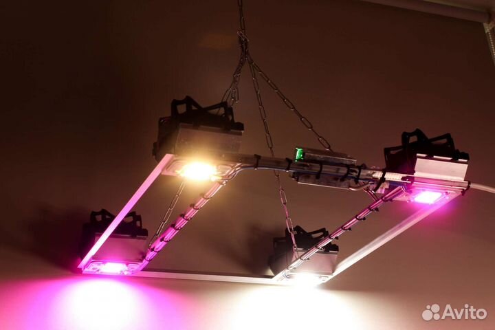 Фито лампа (500w) Светодиодная люстра для растений