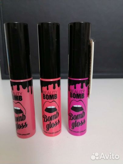 Жидкая помада-блеск Beauty bomb, 02,03,07