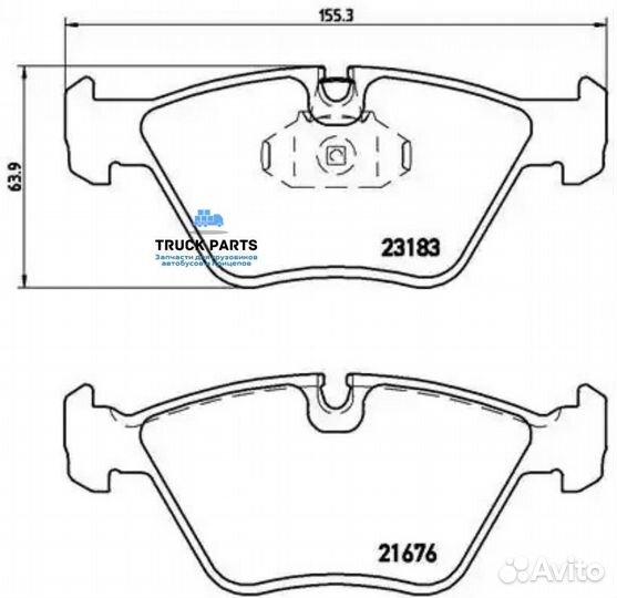 Brembo P06043 Колодки тоPмозные