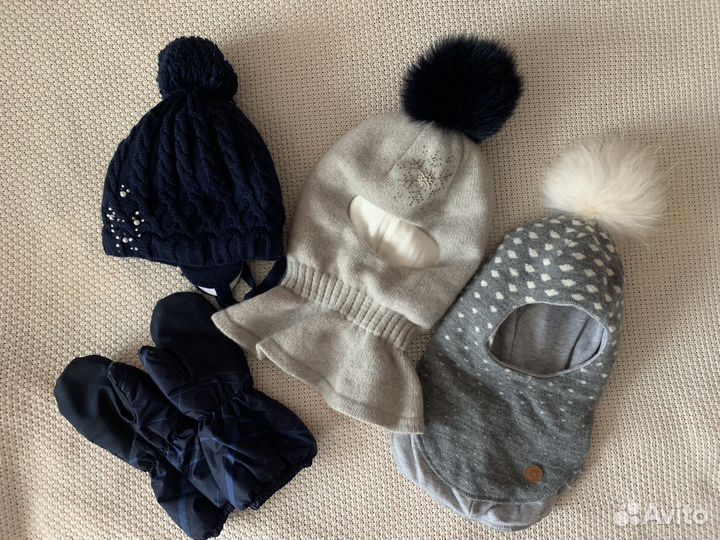 Шапка шлем краги