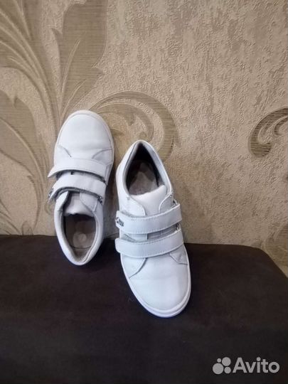 Кеды из натуральной кожи для девочки