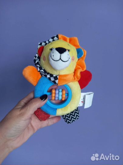 Новая погремушка Львёнок 0+ марки Valori Италия