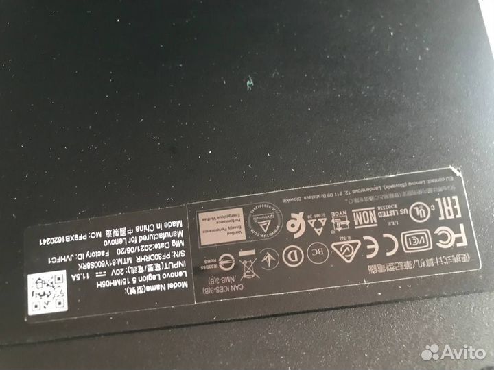 Мощный Игровой ноутбук LenovoLegion 5 I7 RTX 2060