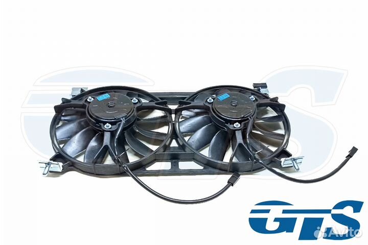 Вентилятор для а/м ваз Нива 21214 двойной в сборе