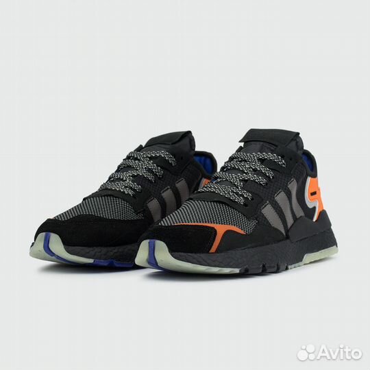 Кроссовки Adidas Nite Jogger Black / Orange