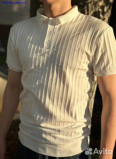 Поло мужское с коротким рукавом