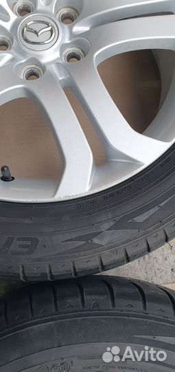 Комплект колёс Mazda на шинах dunlop 215/55 r18