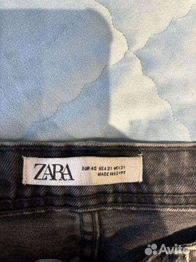 Джинсы zara мужские черные 40