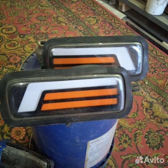 Задние фары на niva и передние надфарники