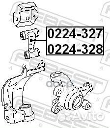 Рычаг подвески верхний перед прав 0224327 F