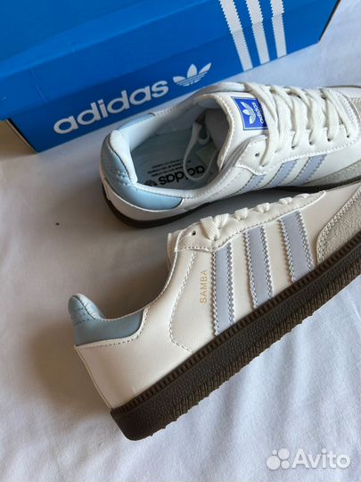 Кроссовки женские натуральные adidas samba