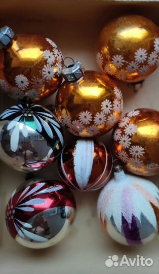 Елочные игрушки ГДР / шары
