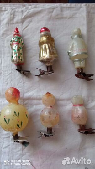 Игрушки ёлочные, СССР 1960-1970 гг