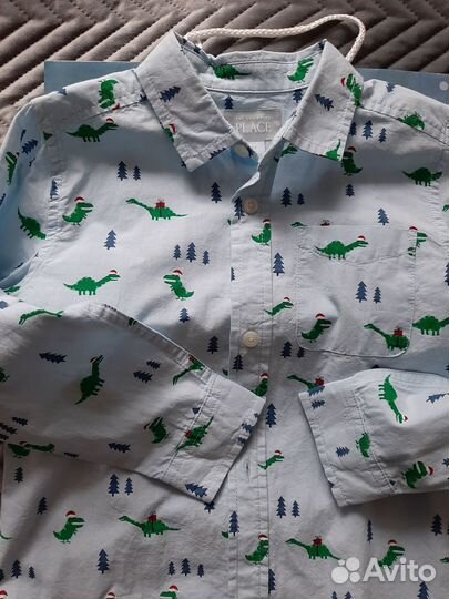 Рубашка для мальчика на рост до 128