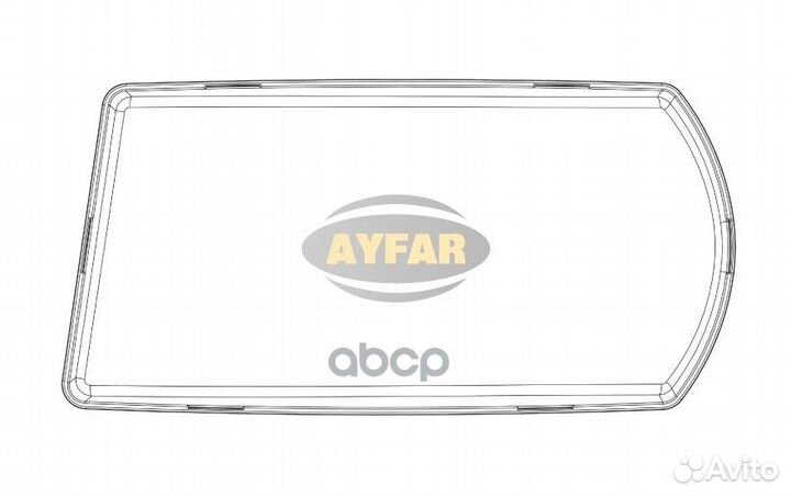 AF C11801 стекло фары LH Scania P/G/R/T C11801