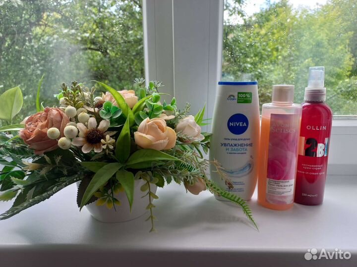 Новые гели для душа. Срей Ollin для волос