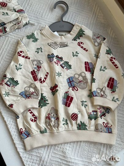 Домашний костюм h&m кофта и штаны 74 80