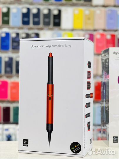 Стайлер Dyson airwrap complete long Topaz Orange