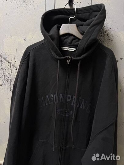 Зип Худи Mason Prince Dark Washed Grey Оригинал