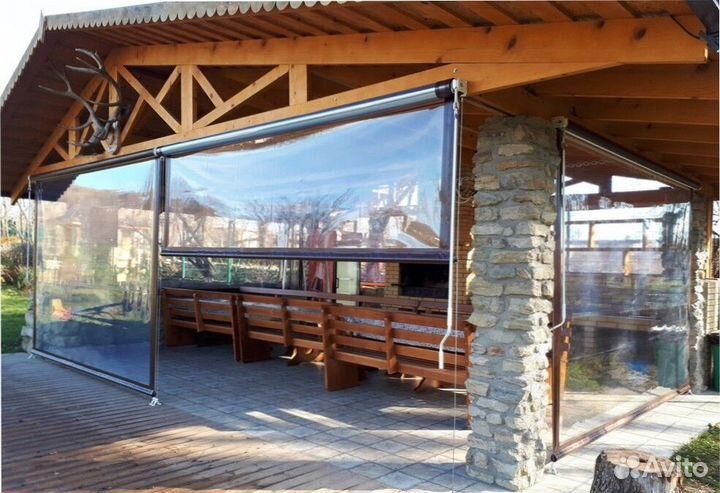 Мягкие Окна Жидкие Гибкие Стёкла Завесы пвх