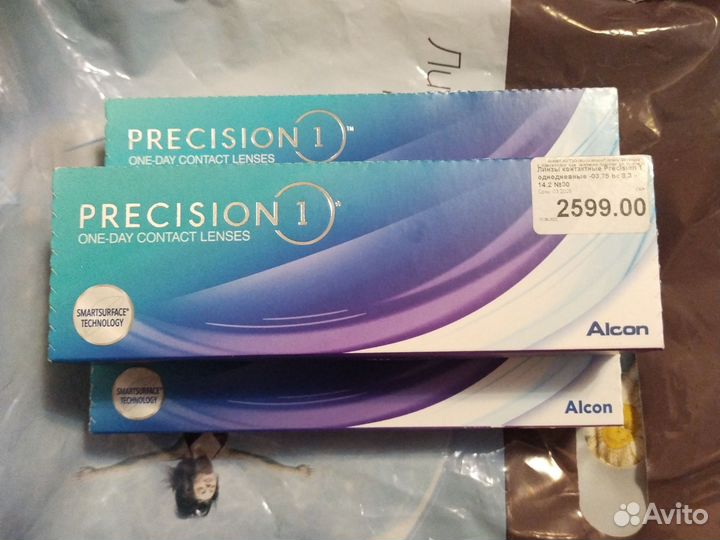 Линзы контактные alcon Precision однодневный