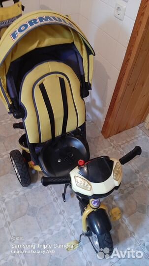 Велосипед с родительской ручкой